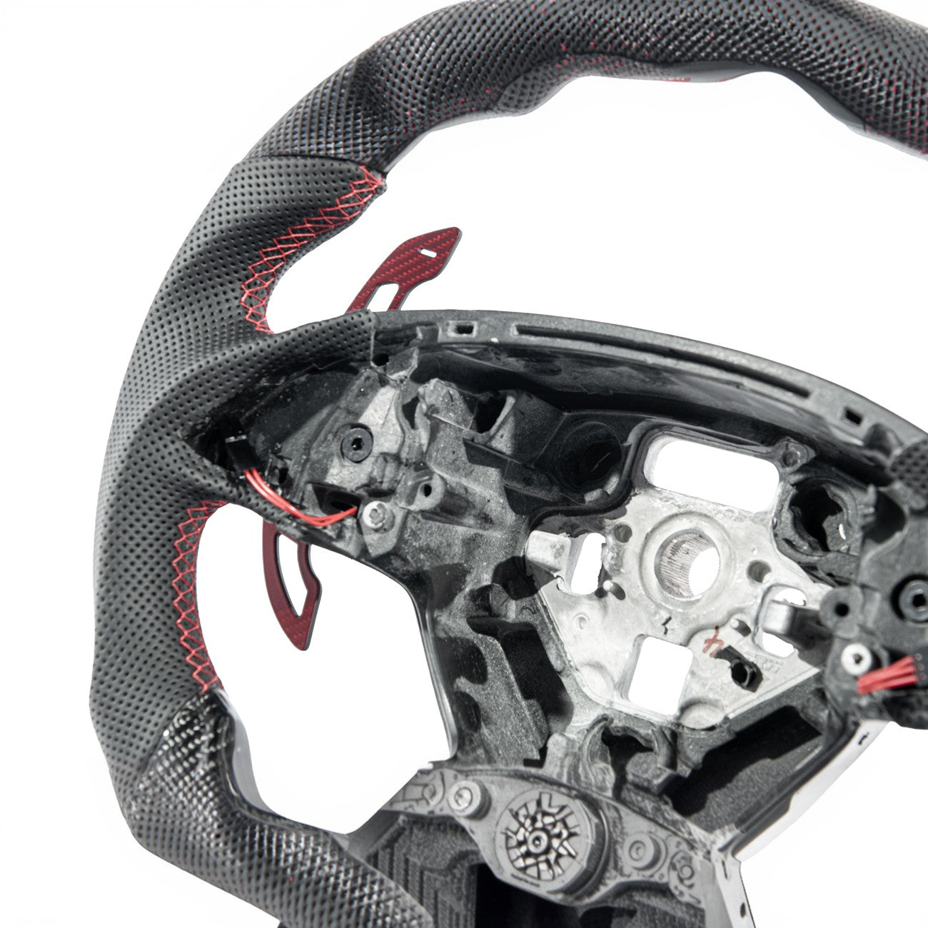 Corvette Carbon Fiber Steering Wheel Magnetic Paddle Shifter Pair