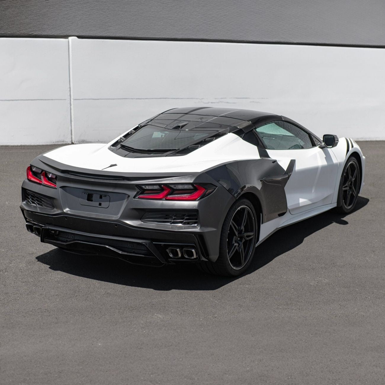 Corvette C8 Stingray Z06 Style Full Rear Bumper Conversion Kit