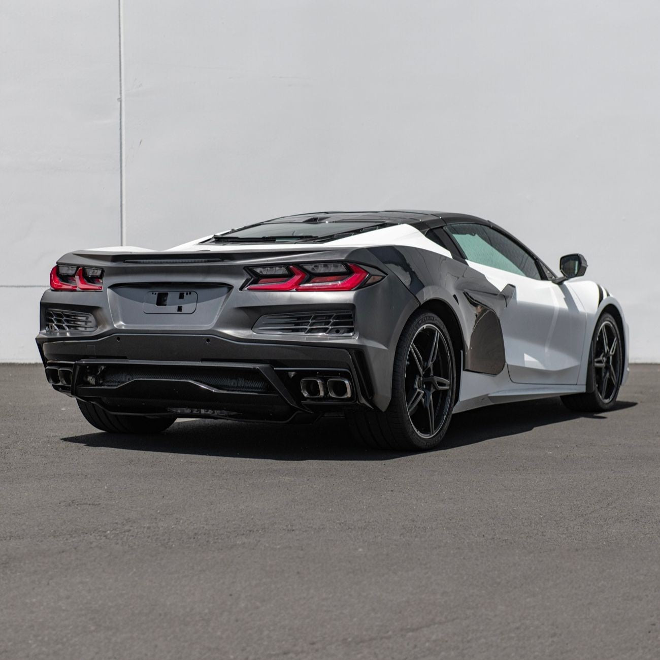 Corvette C8 Stingray Z06 Style Full Rear Bumper Conversion Kit