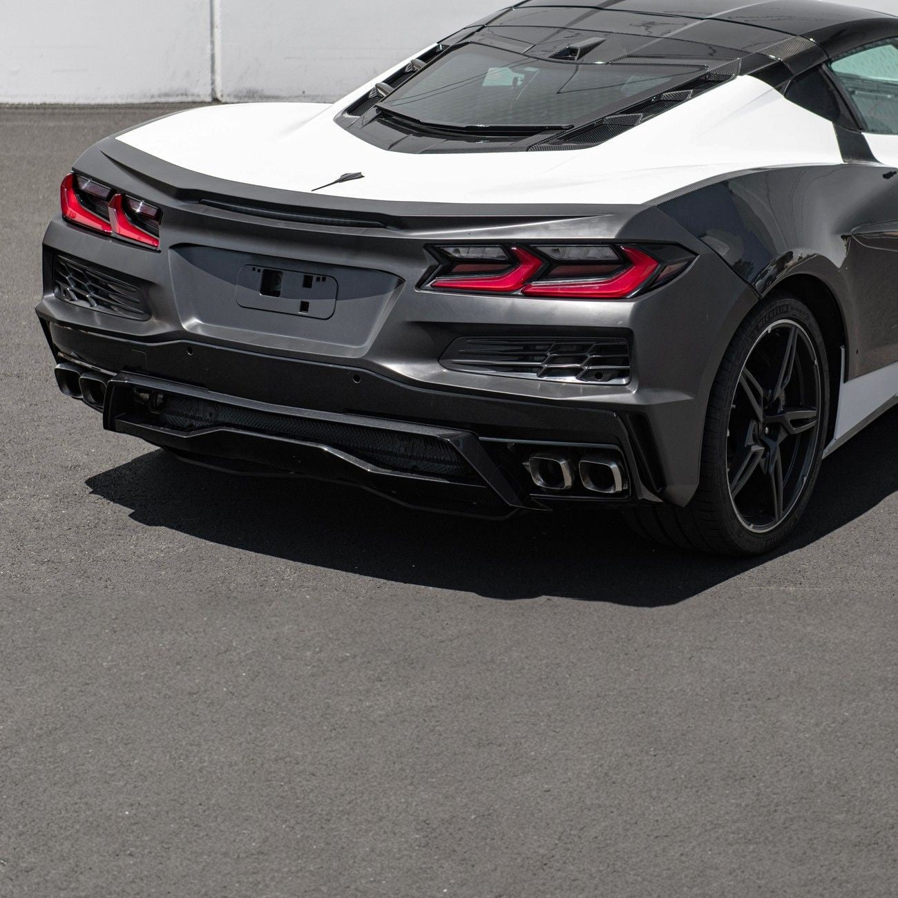 Corvette C8 Stingray Z06 Style Full Rear Bumper Conversion Kit