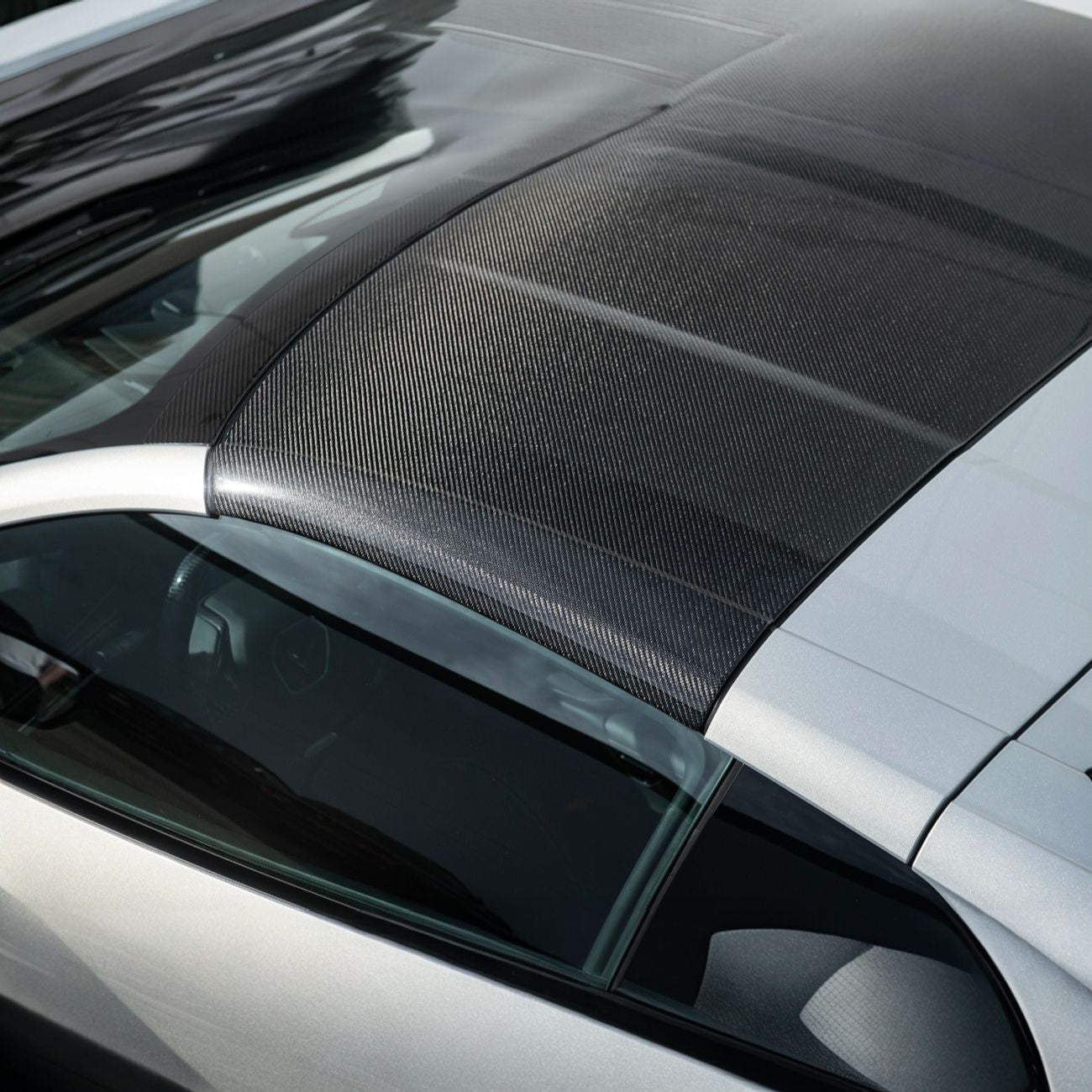 Corvette C8 Carbon Fiber GM Factory Style Double-Sided Replacement Removable Targa Roof Panel