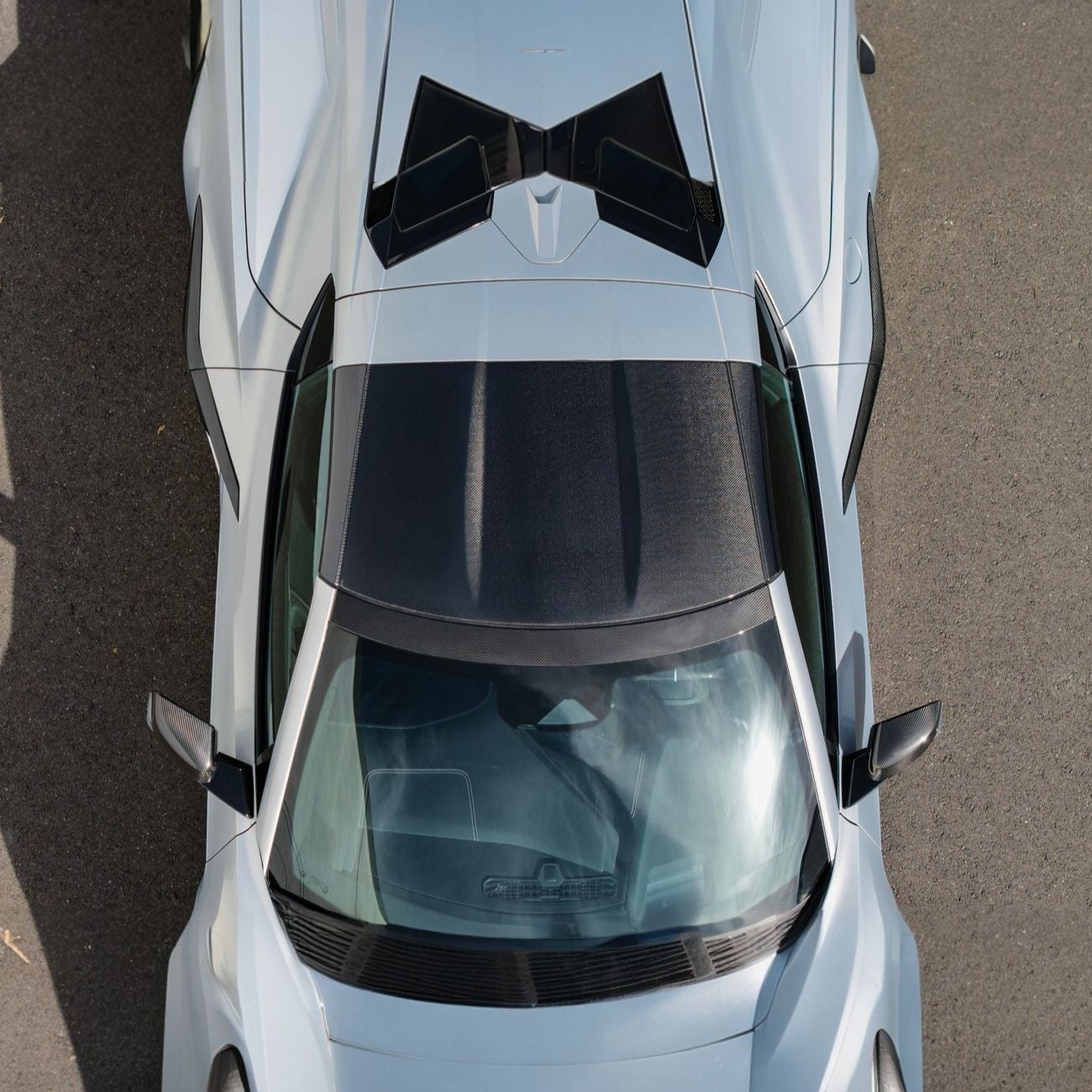 Corvette C8 Carbon Fiber GM Factory Style Double-Sided Replacement Removable Targa Roof Panel