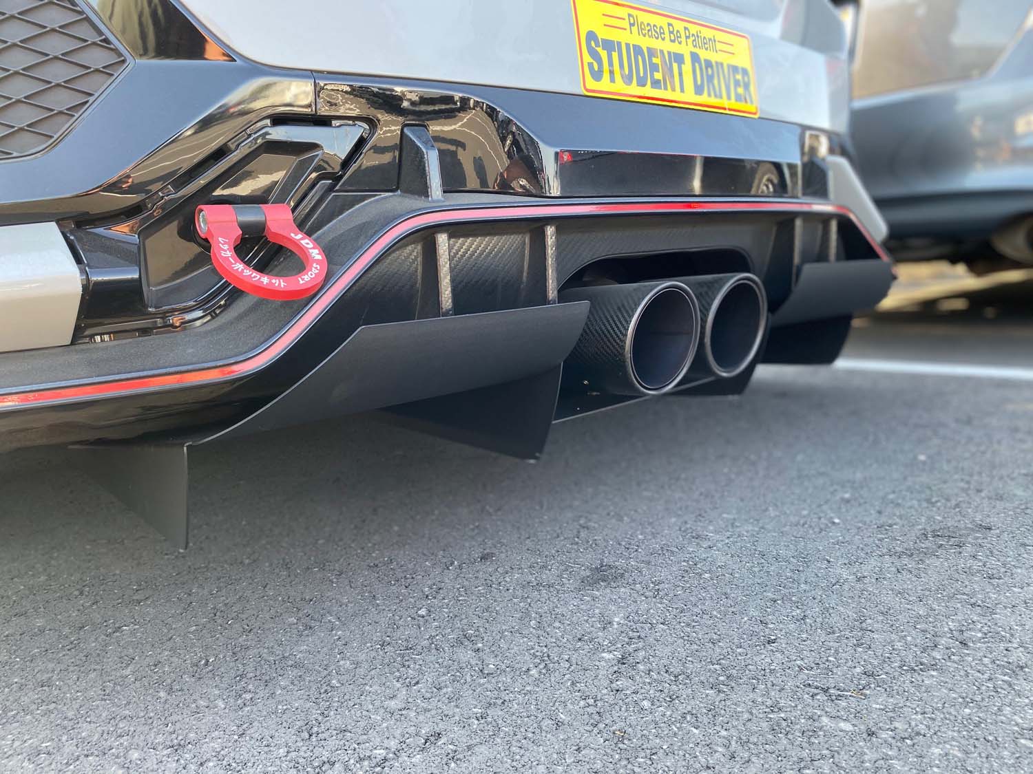 Rear Diffuser - Fk8 Honda Civic Type R 10th Gen