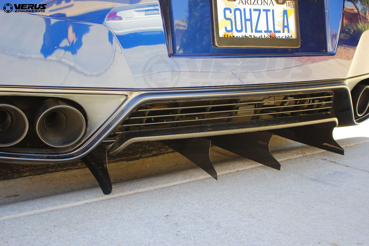 Rear Diffuser Strakes - R35 Nissan GT-R