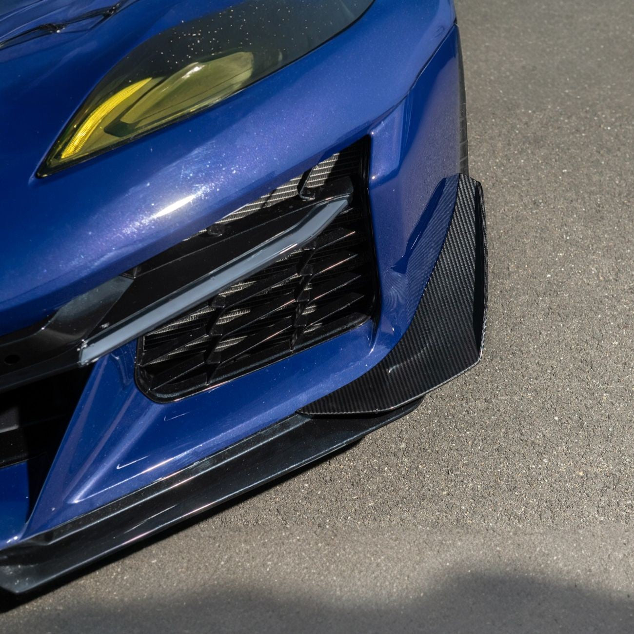 Corvette C8 Carbon Fiber Z07 Performance Package Front Canards