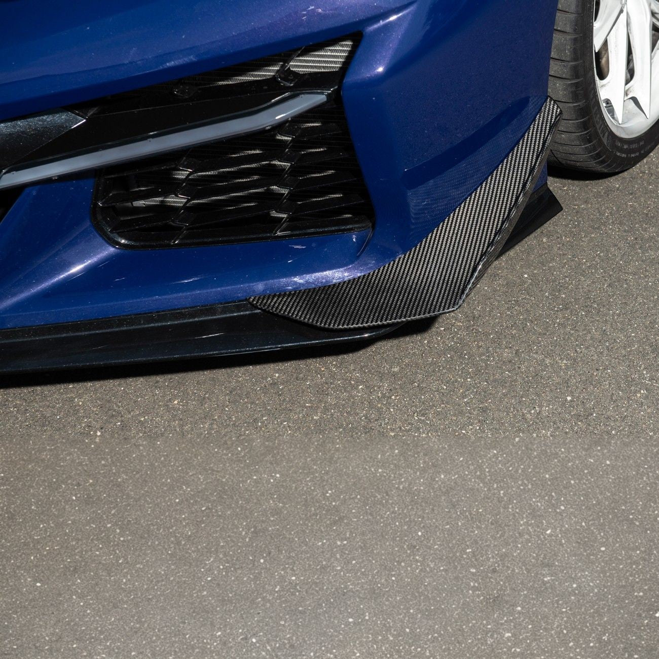 Corvette C8 Carbon Fiber Z07 Performance Package Front Canards