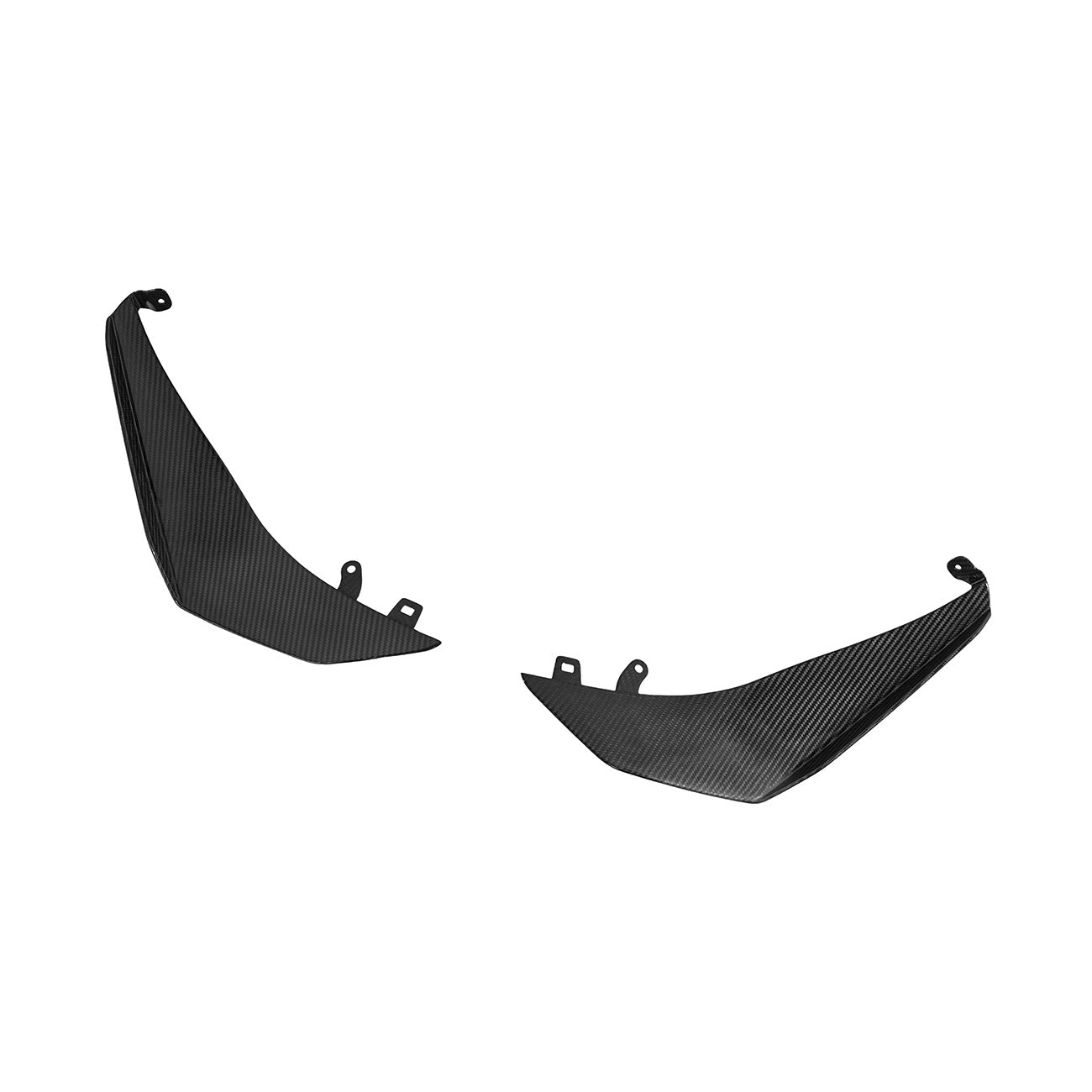 Corvette C8 Carbon Fiber Z07 Performance Package Front Canards