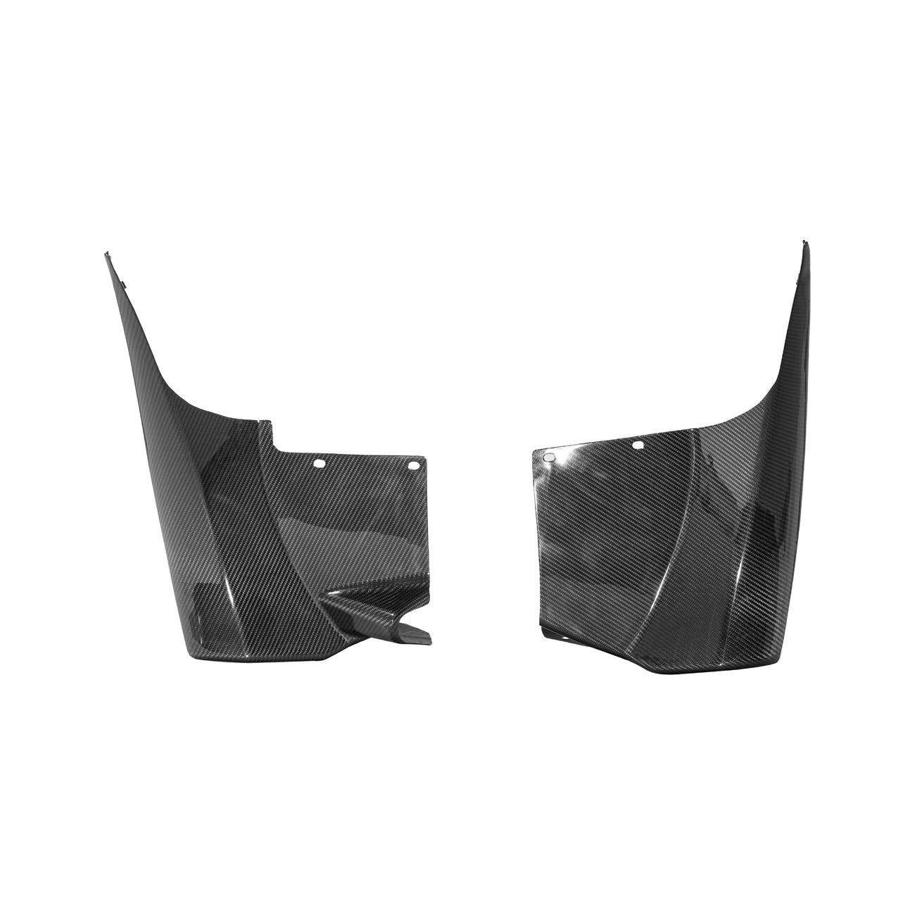 Corvette C6 Carbon Fiber Factory Style Front Fender Rear Extension Splash Guards