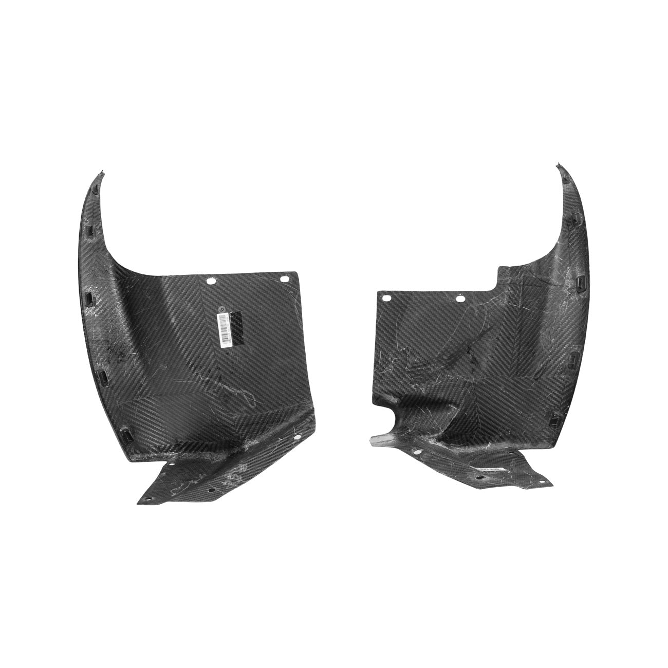Corvette C6 Carbon Fiber Factory Style Front Fender Rear Extension Splash Guards