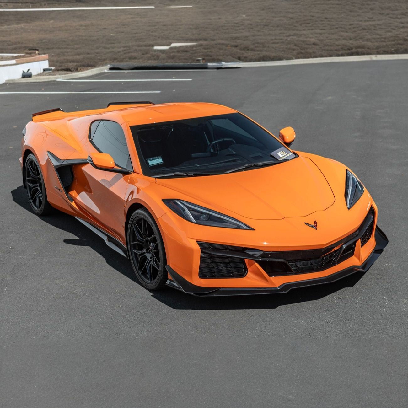 Corvette C8 Carbon Fiber Front Bumper Side Canards