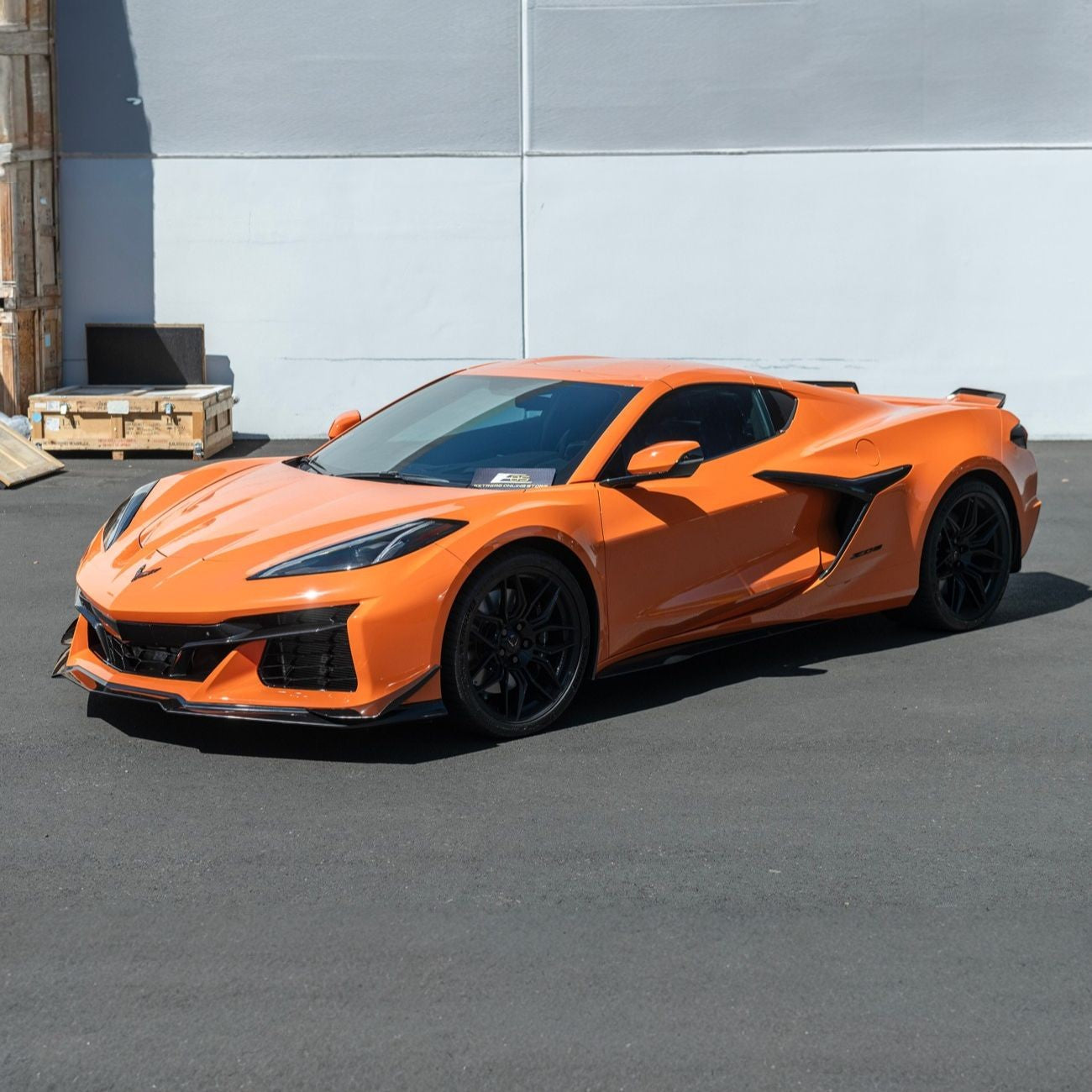Corvette C8 Carbon Fiber Front Bumper Side Canards
