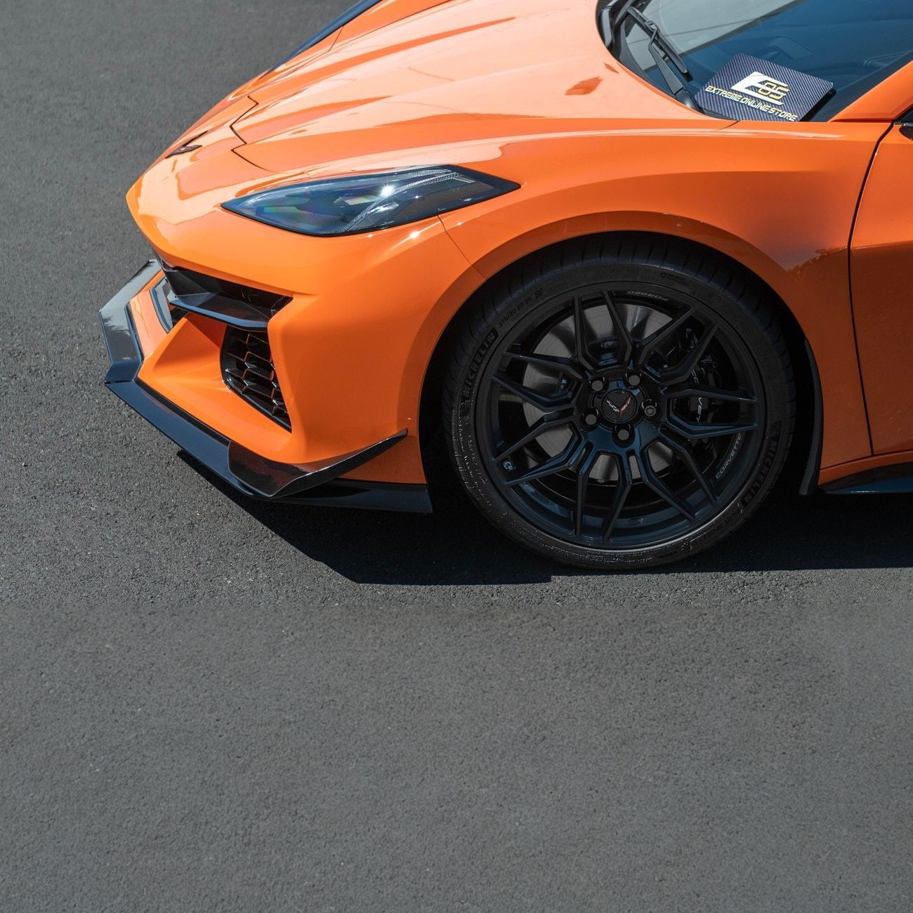 Corvette C8 Carbon Fiber Front Bumper Side Canards