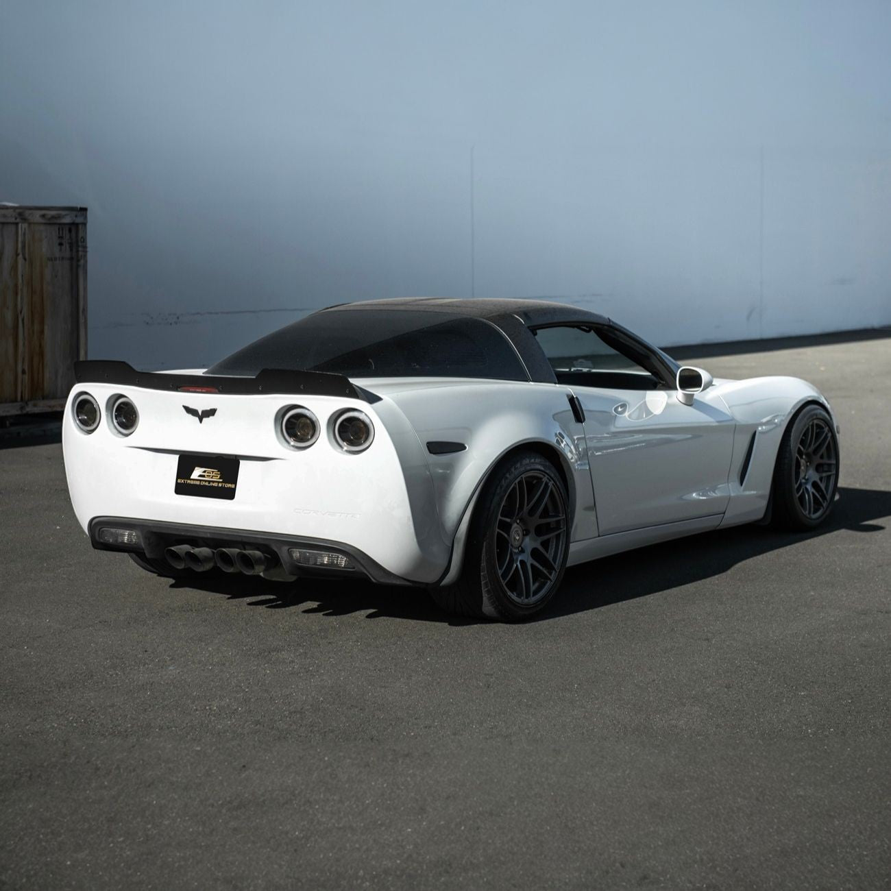 Corvette C6 ZR1 Extended Rear Trunk Lid Wing Spoiler