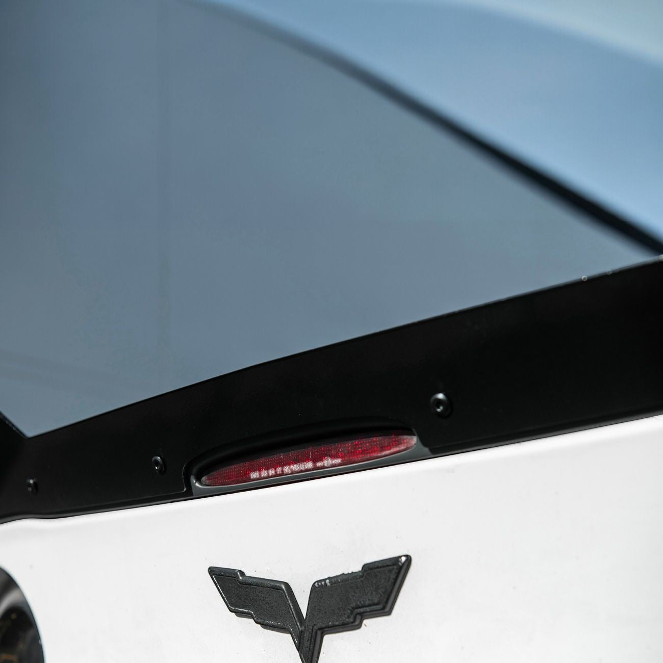 Corvette C6 ZR1 Extended Rear Trunk Lid Wing Spoiler