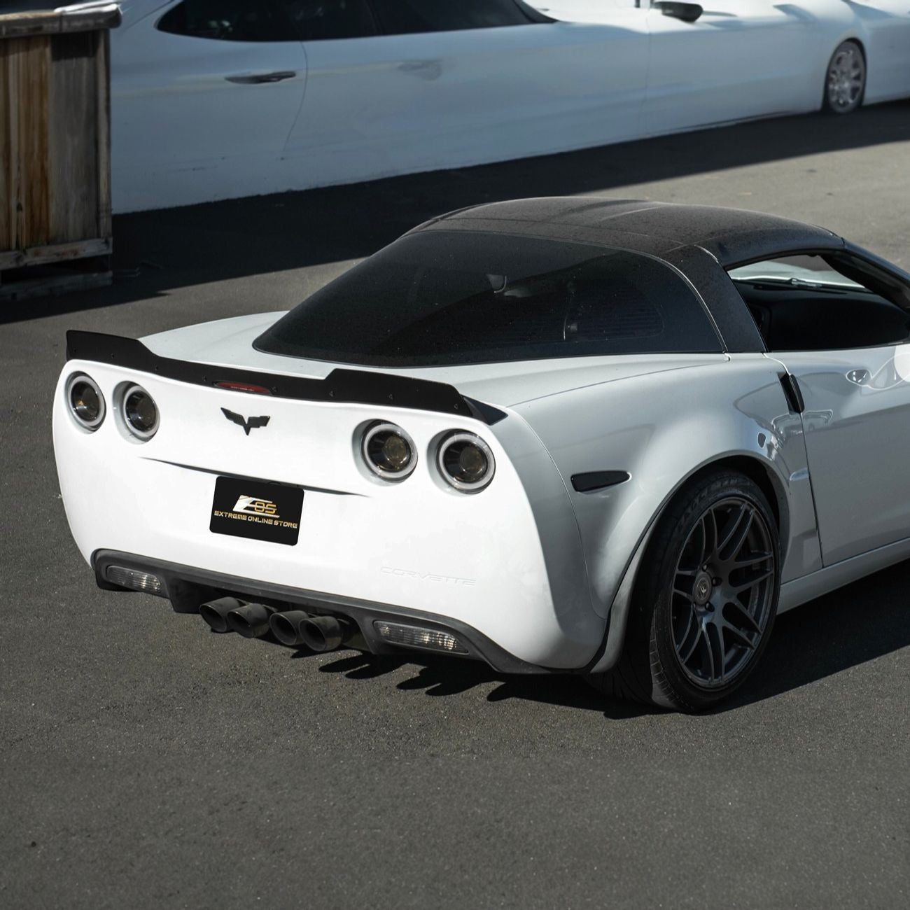 Corvette C6 ZR1 Extended Rear Trunk Lid Wing Spoiler