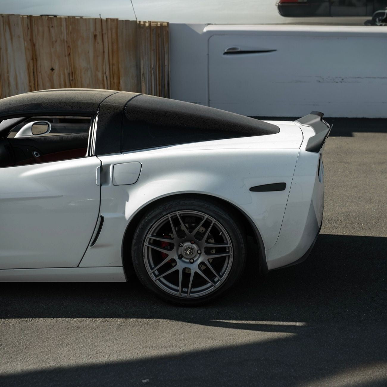 Corvette C6 ZR1 Extended Rear Trunk Lid Wing Spoiler