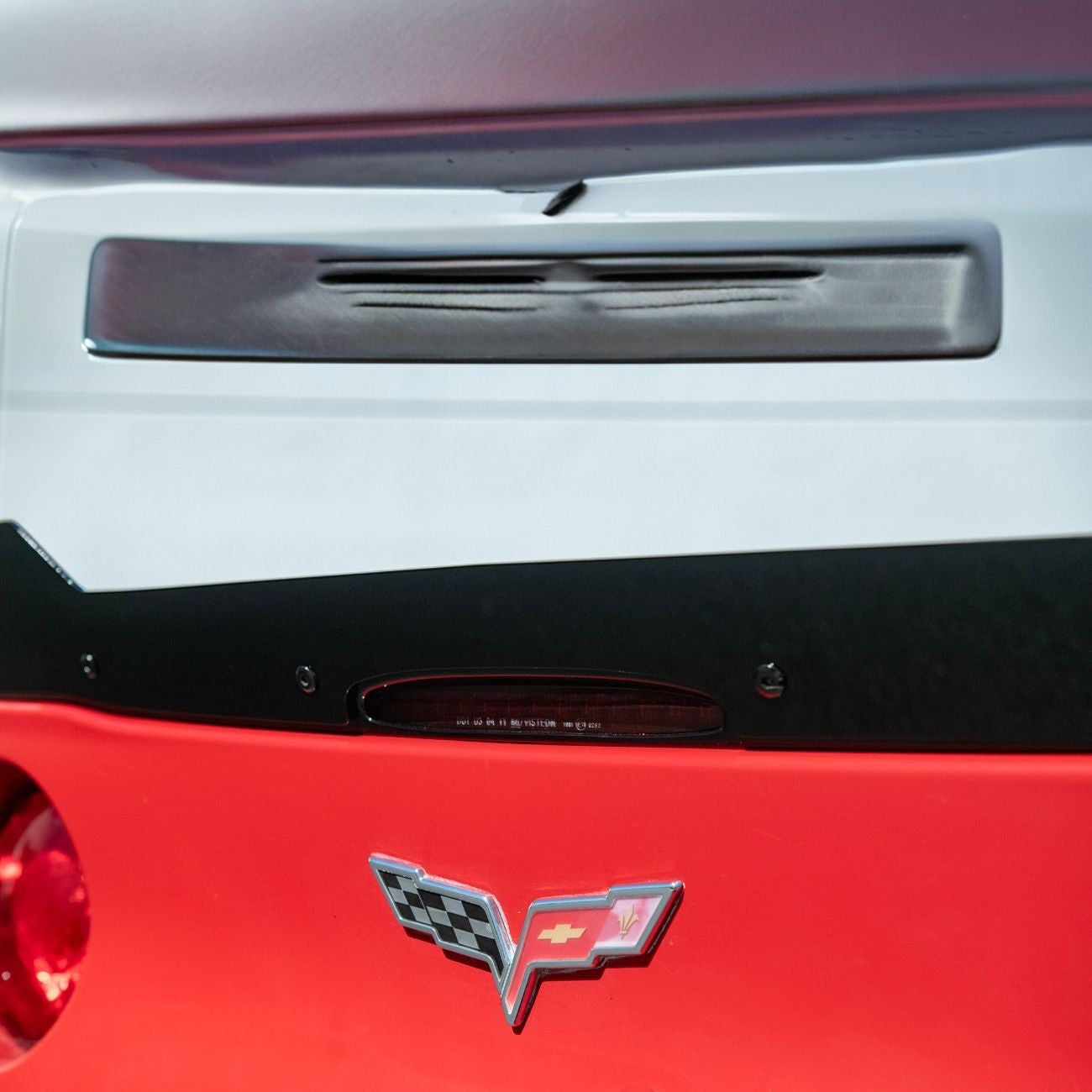Corvette C6 ZR1 Extended Rear Trunk Lid Wing Spoiler