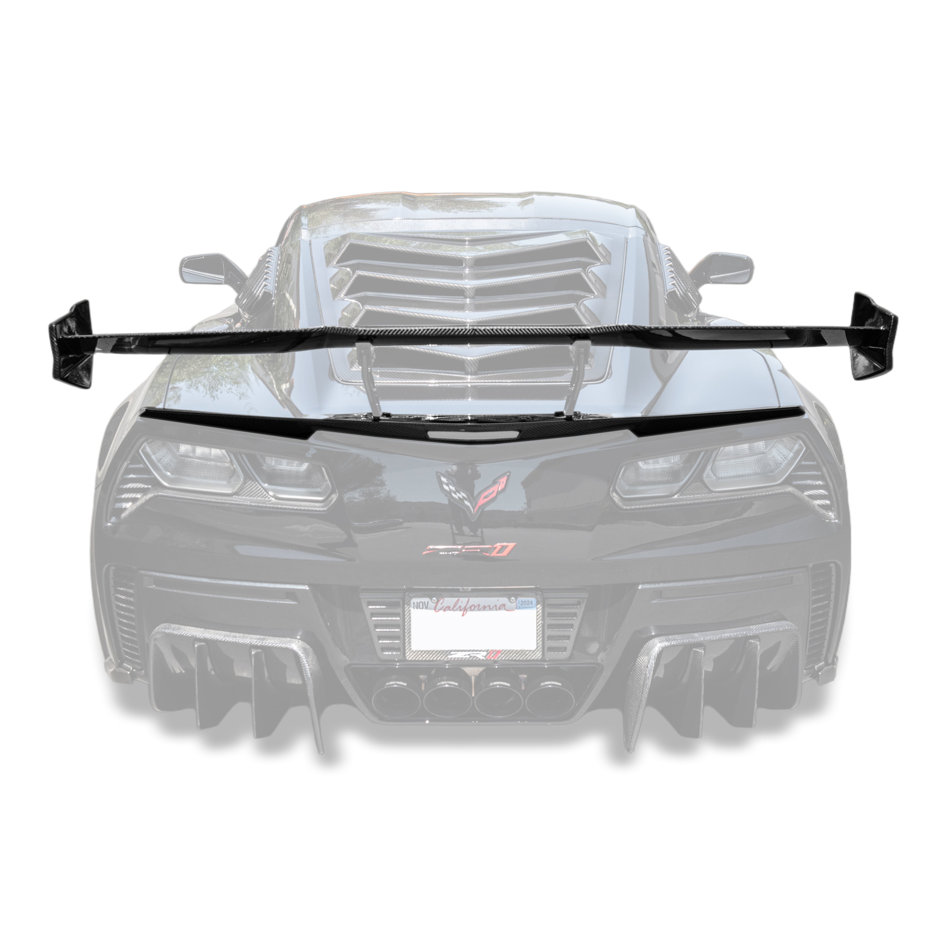 Blemished / Outlet - Corvette C7 ZR1 DRY Carbon Fiber Rear Wing Spoiler