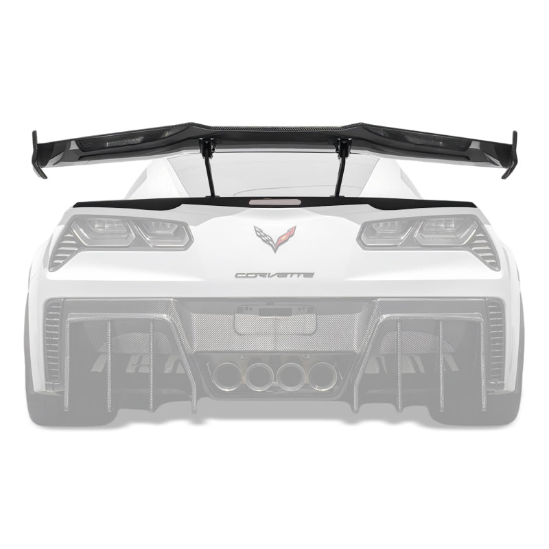Corvette C7 ZR1 ZTK Conversion Extended Rear Spoiler High Wing