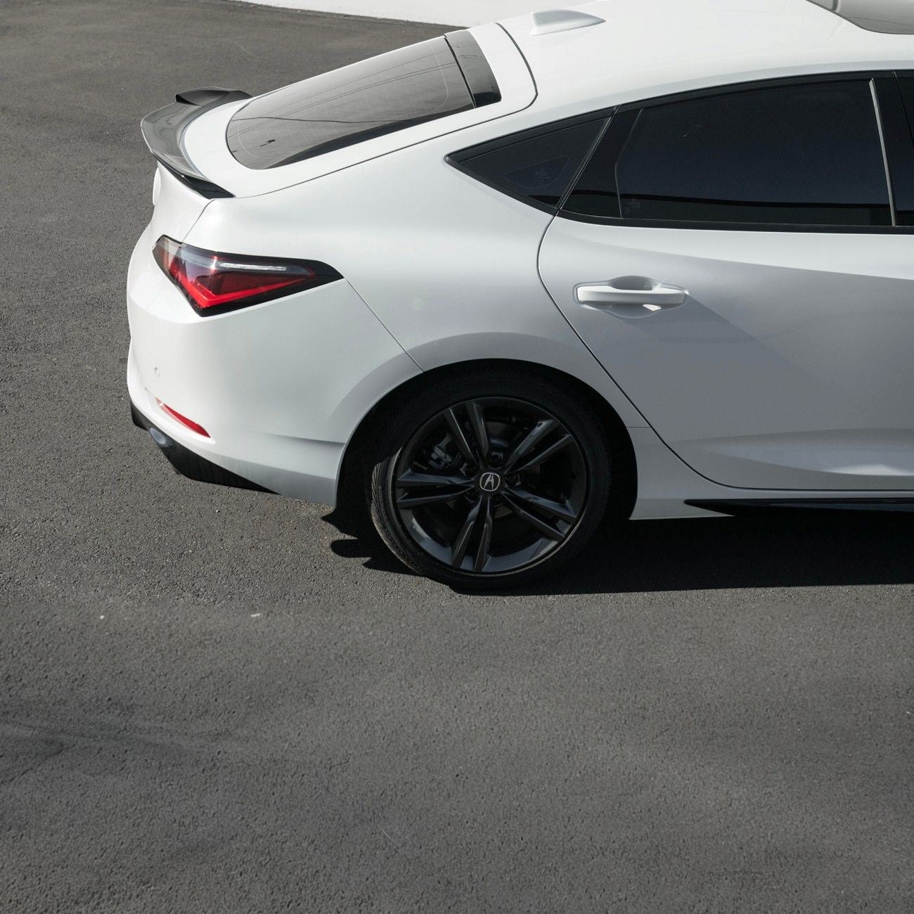 2023-Up Acura Integra Carbon Fiber Extended Style Glossy Black Rear Trunk Lid Wing Spoiler