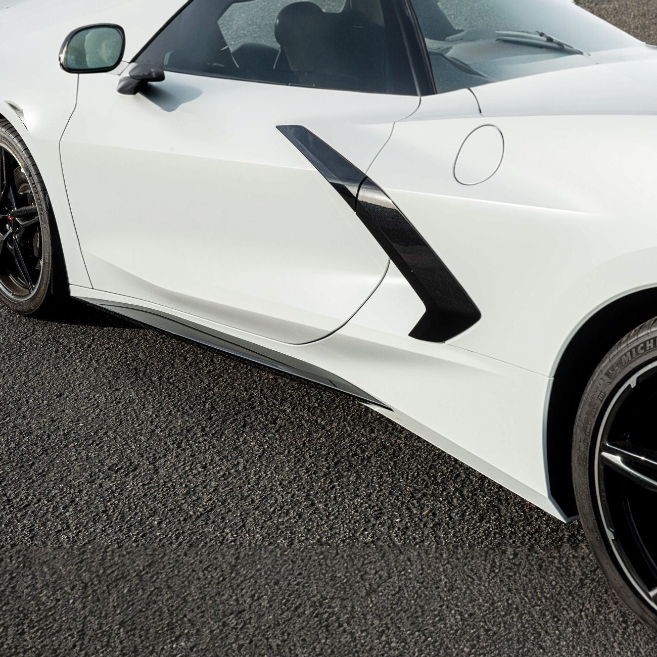 Corvette C8 GM Z51 Style Add-On Side Skirts