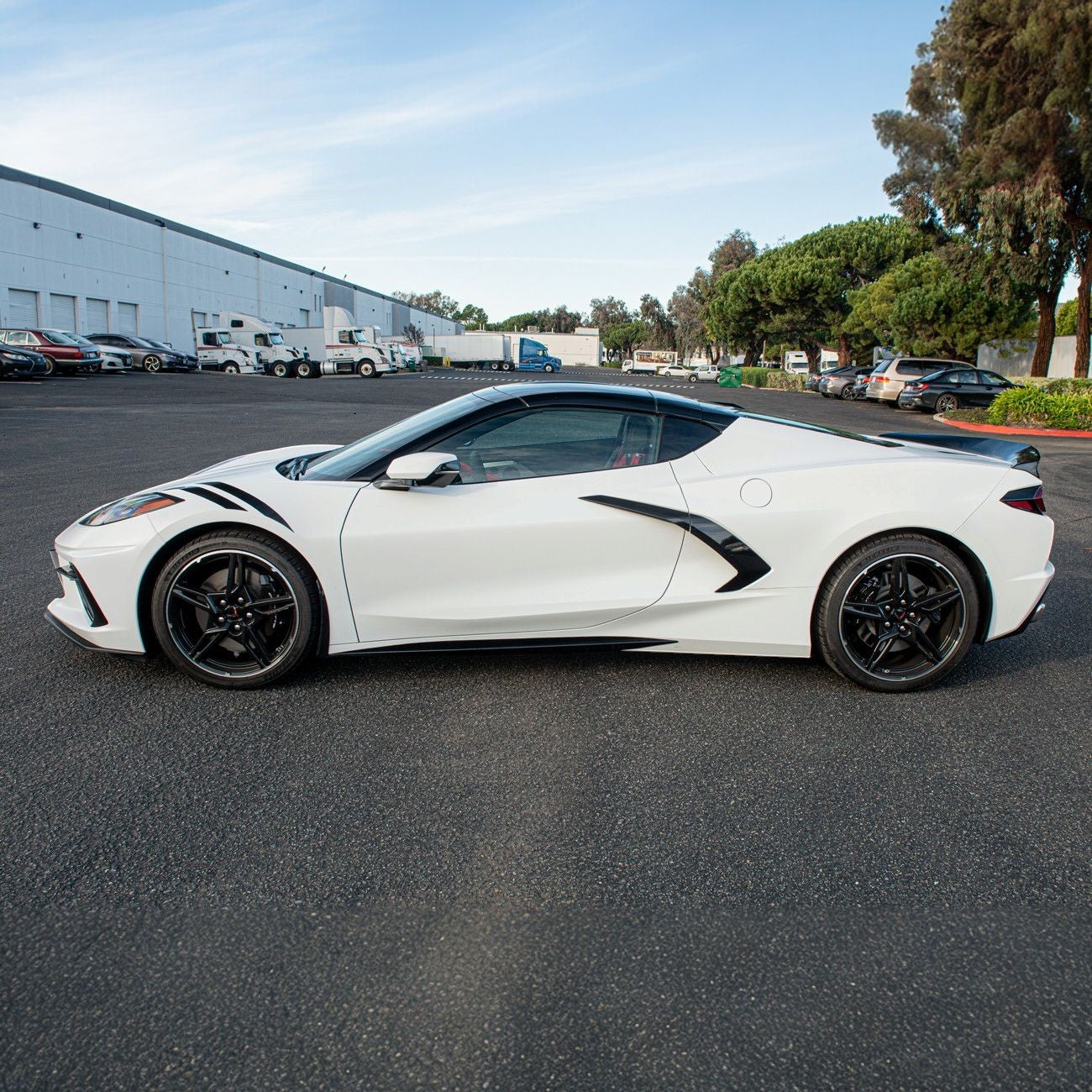 Corvette C8 GM Z51 Style Add-On Side Skirts