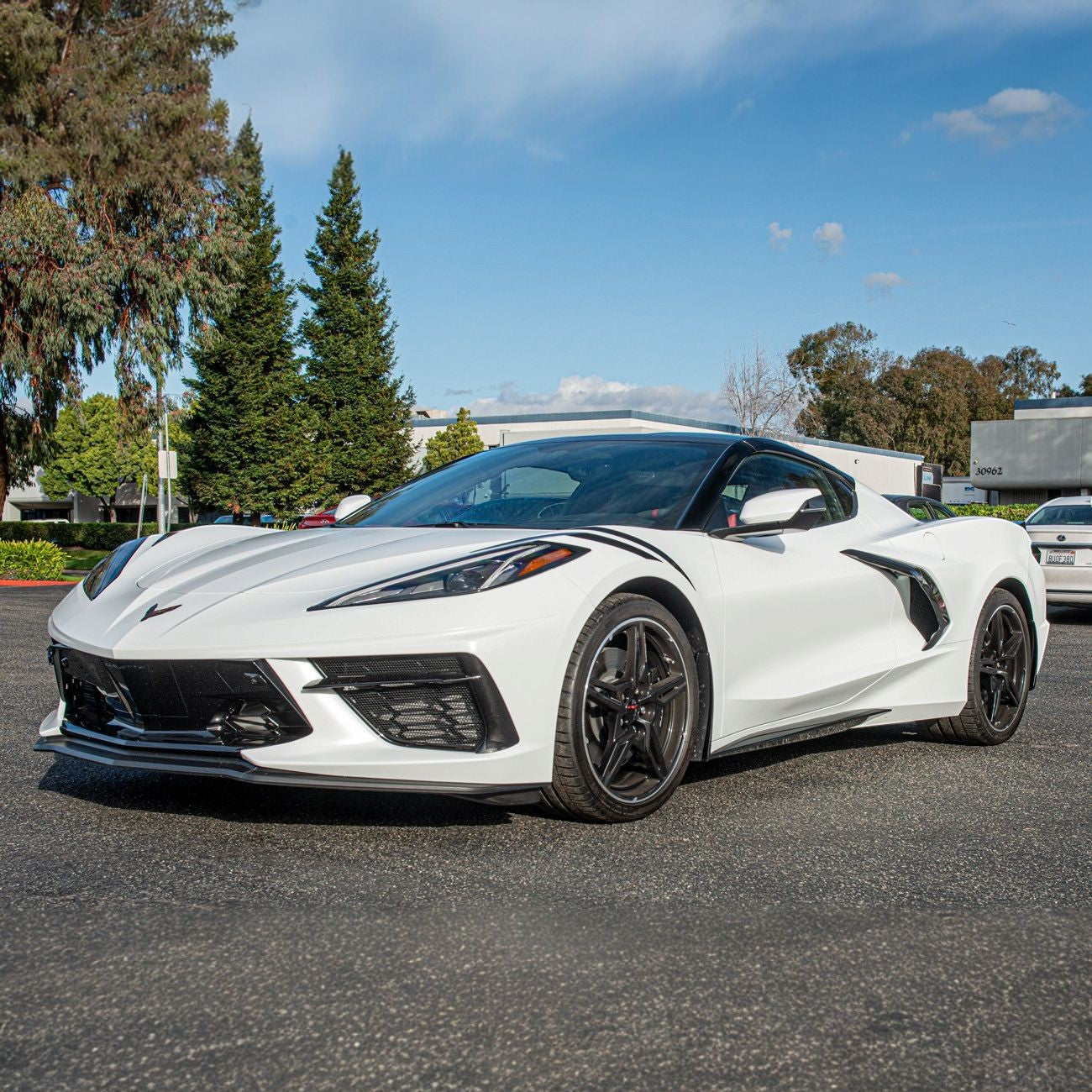 Corvette C8 GM Z51 Style Add-On Side Skirts