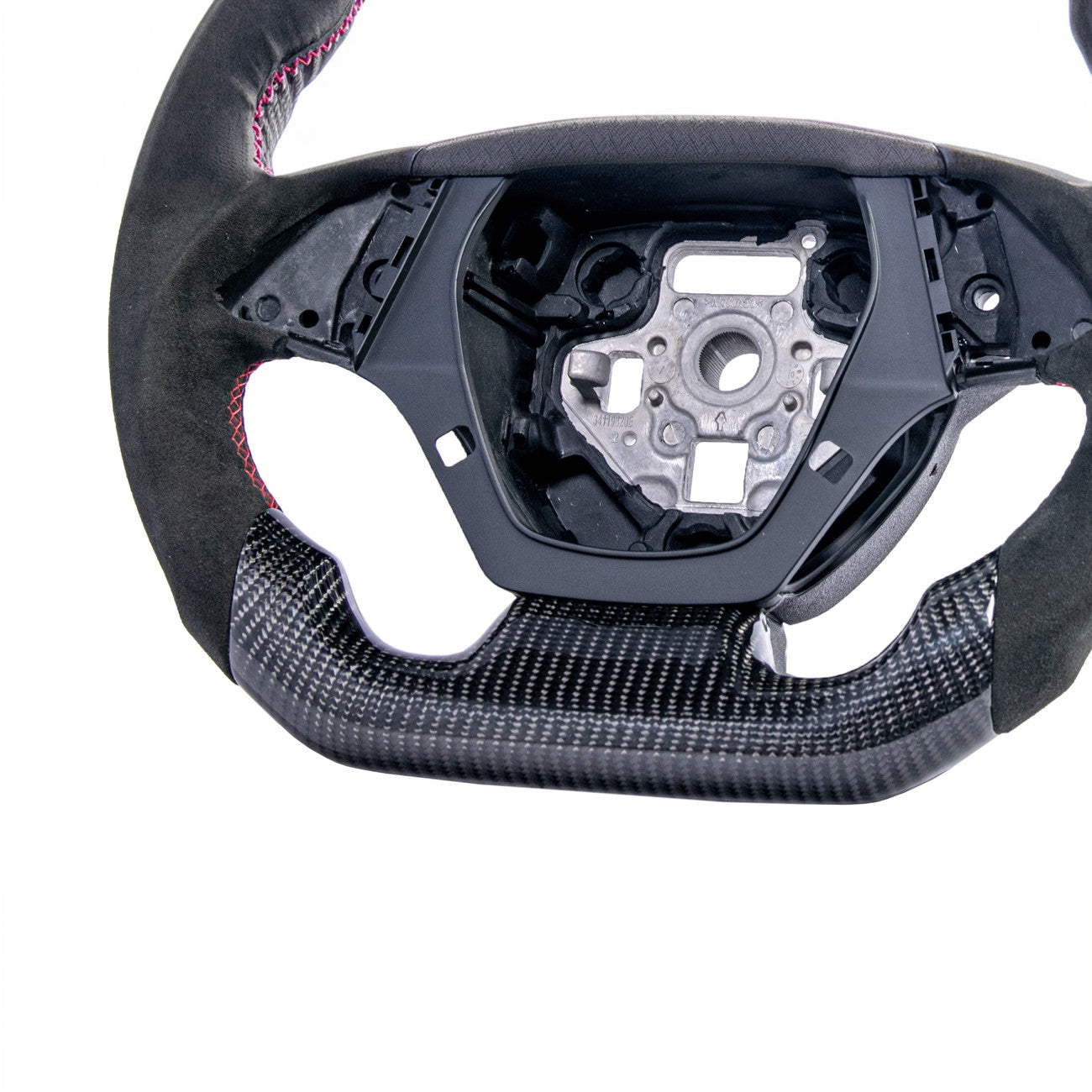 2016-2024 Chevrolet Camaro Carbon Fiber Round Top Flat Bottom Replacement Steering Wheel