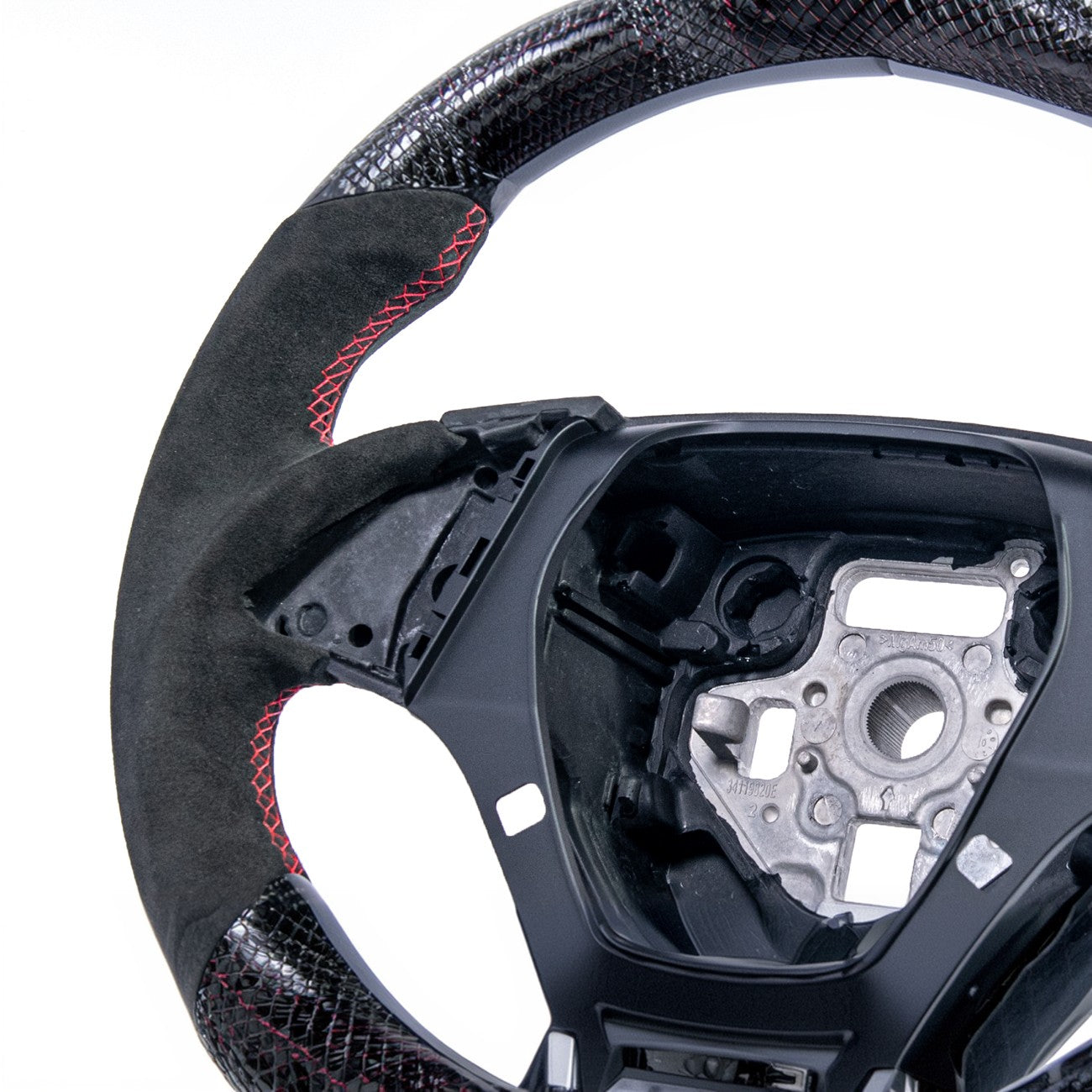 2016-2024 Chevrolet Camaro Carbon Fiber Round Top Flat Bottom Replacement Steering Wheel