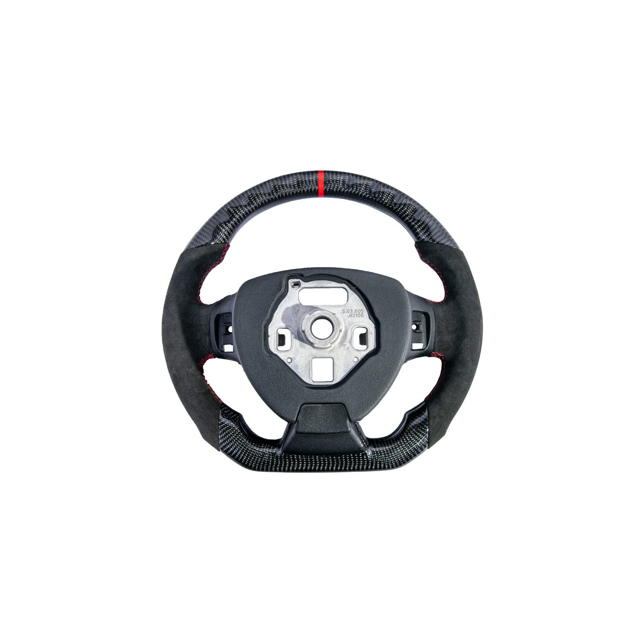 2016-2024 Chevrolet Camaro Carbon Fiber Round Top Flat Bottom Replacement Steering Wheel