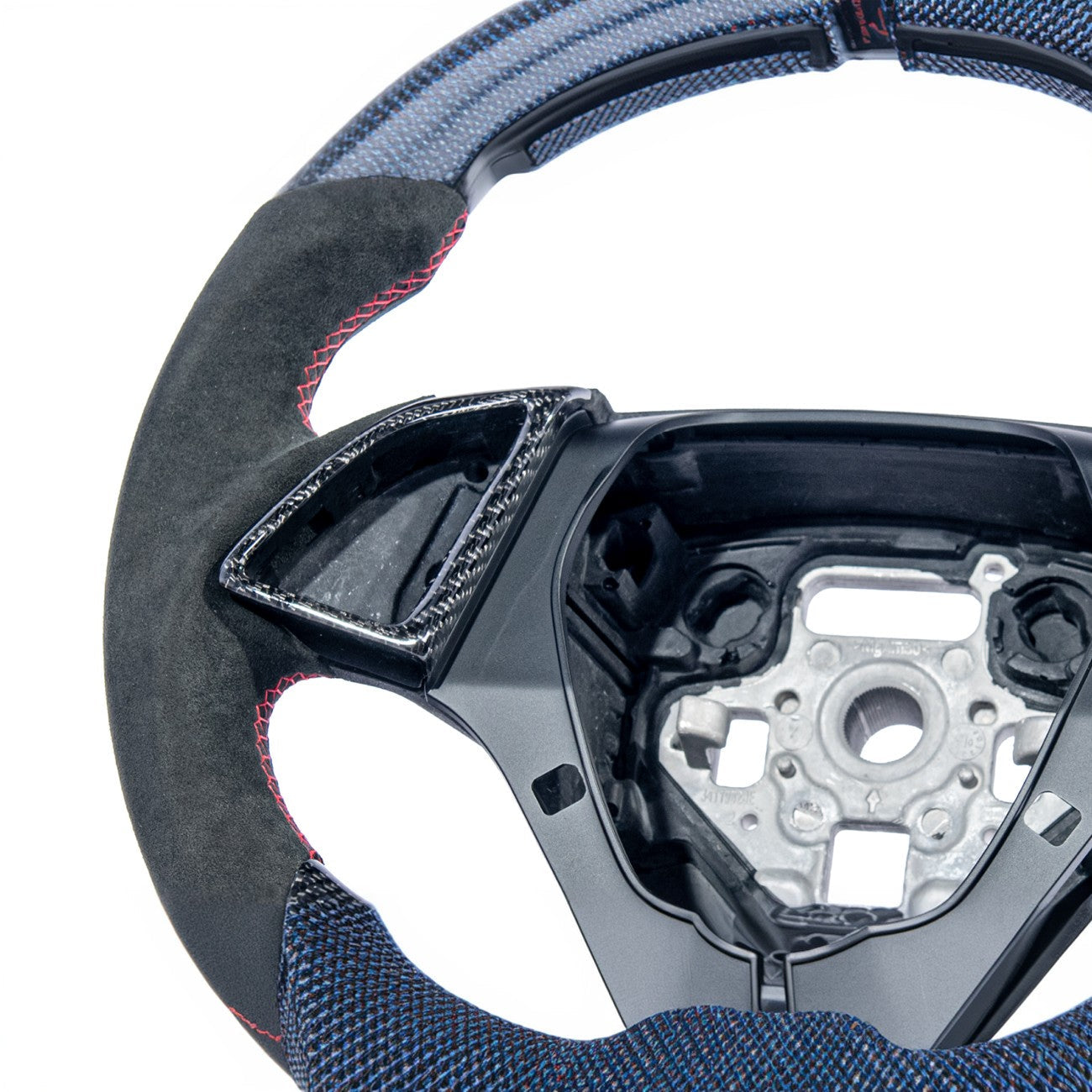 2016-2024 Chevrolet Camaro Carbon Fiber Round Top Flat Bottom Replacement Steering Wheel