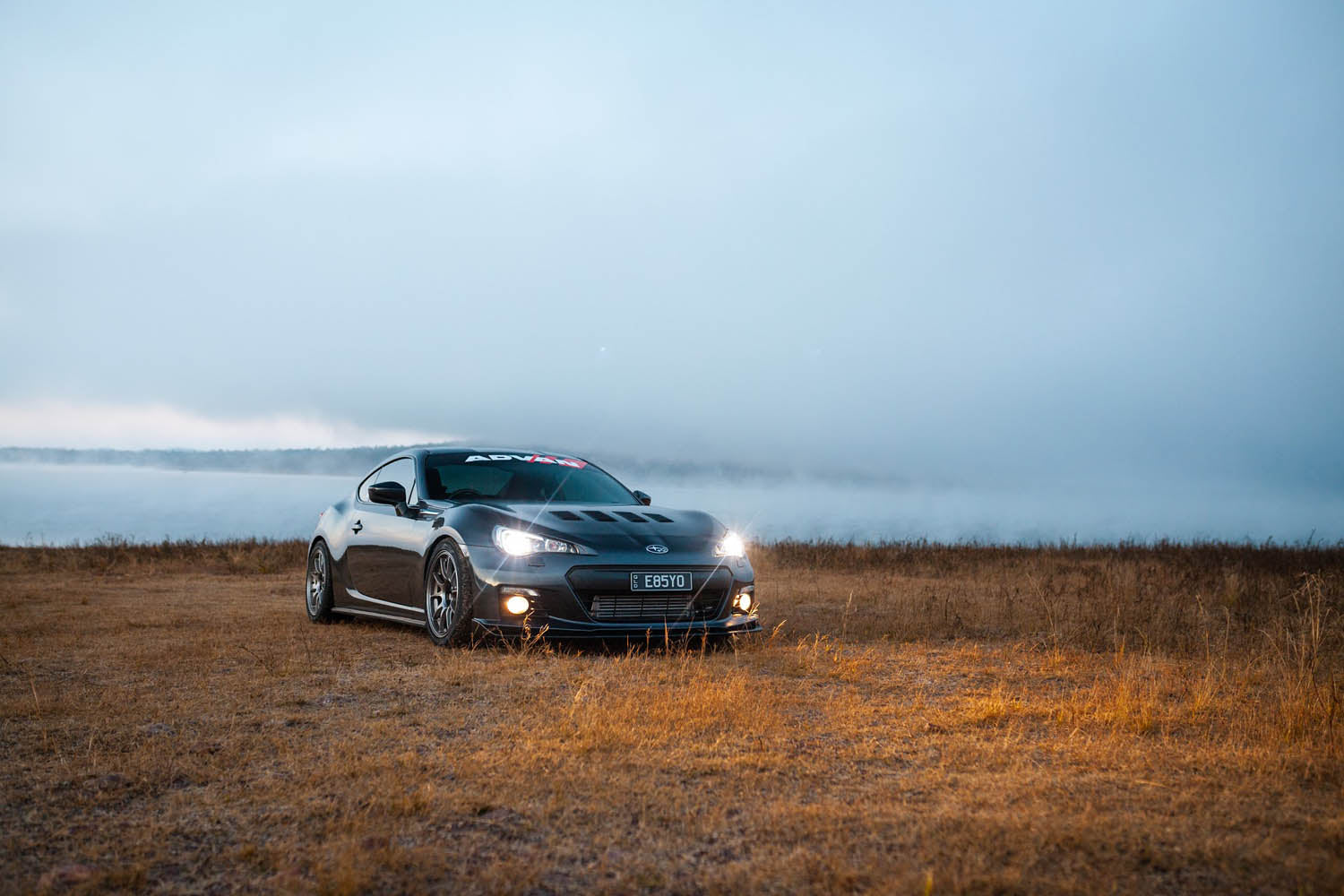 Slanted Hood Louver Kit - BRZ/FRS/GT86