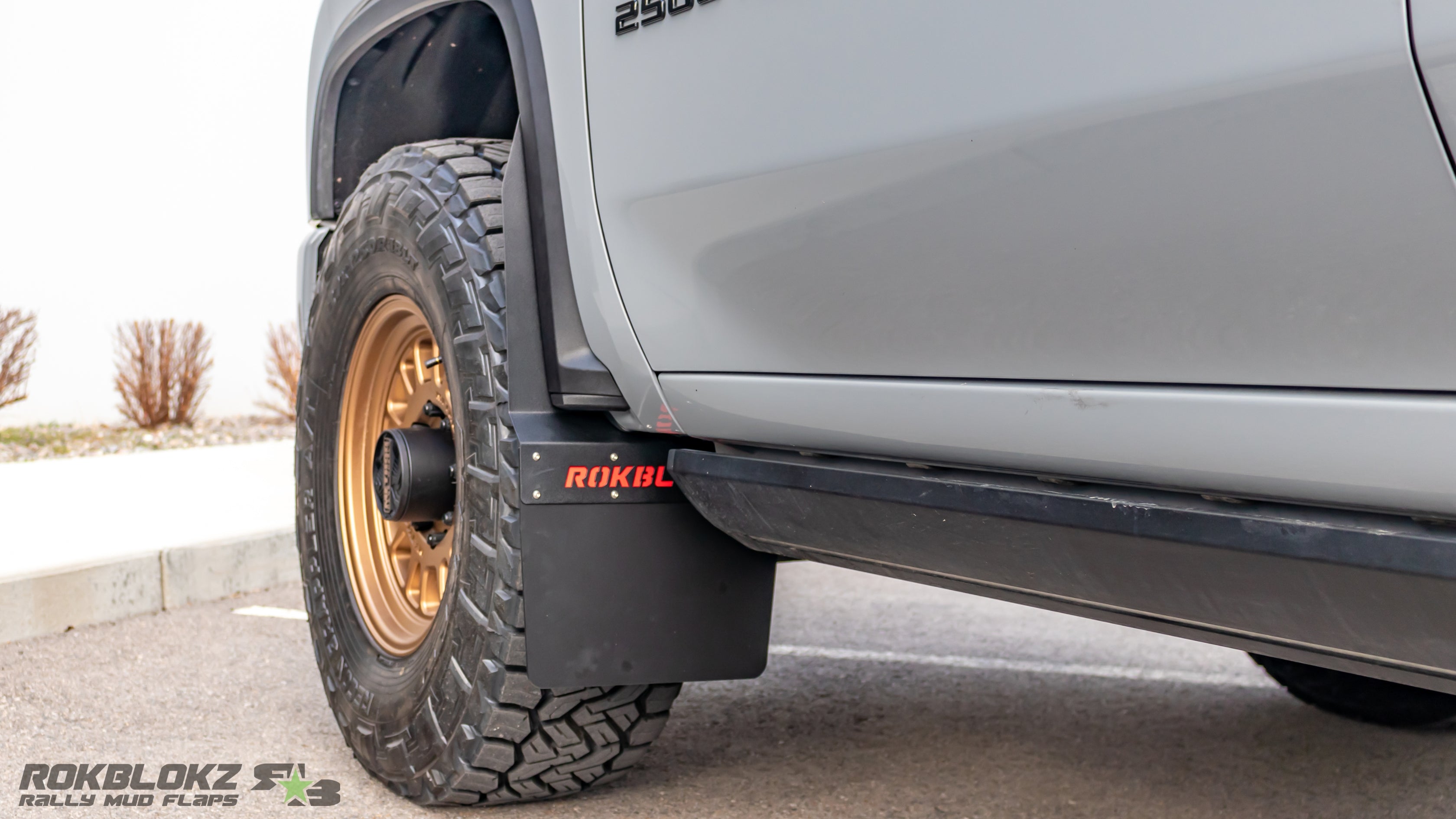 Chevrolet Silverado 2500/3500 (SRW) 2020+ Step-Back Mud Flaps