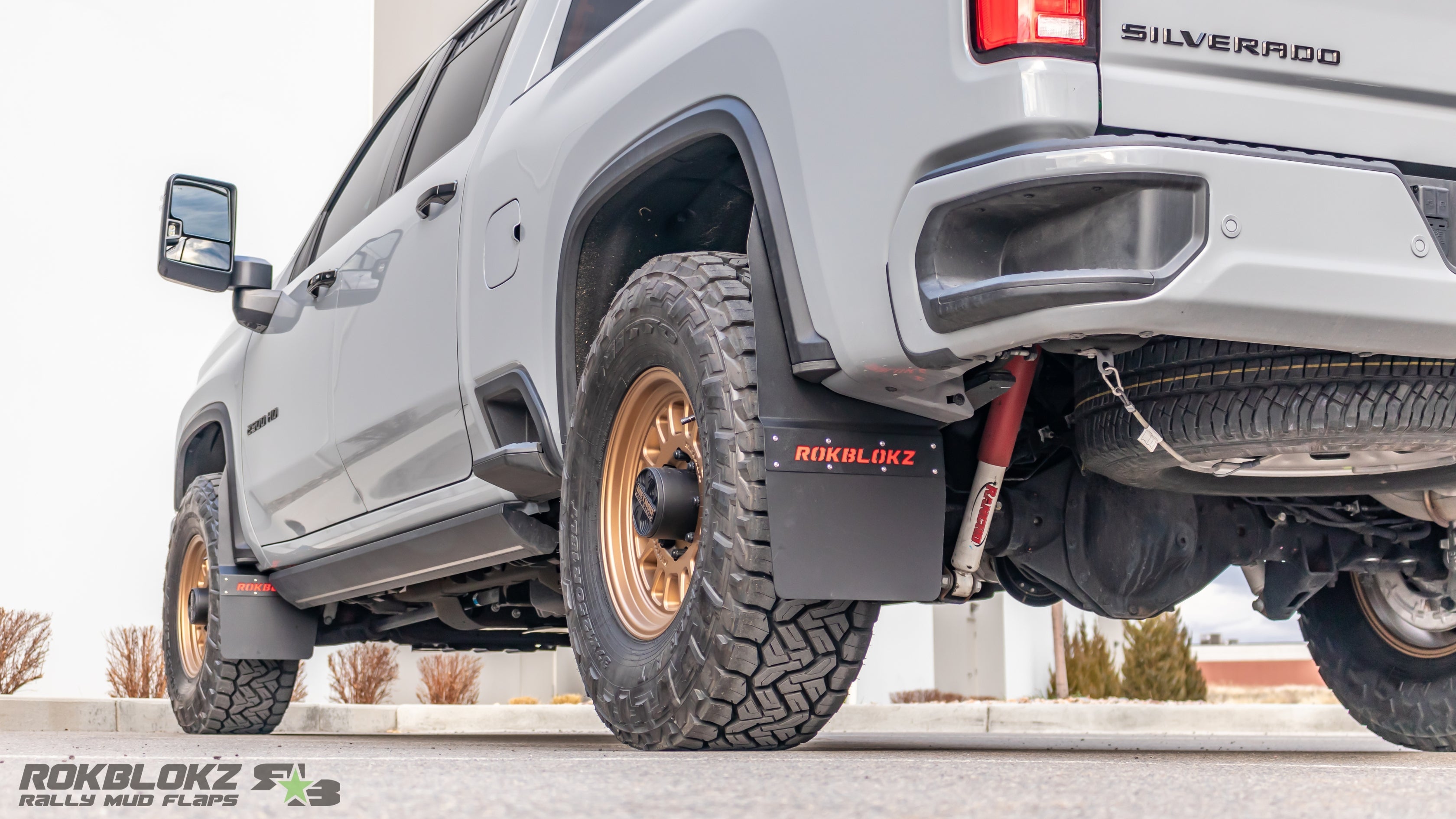 Chevrolet Silverado 2500/3500 (SRW) 2020+ Step-Back Mud Flaps