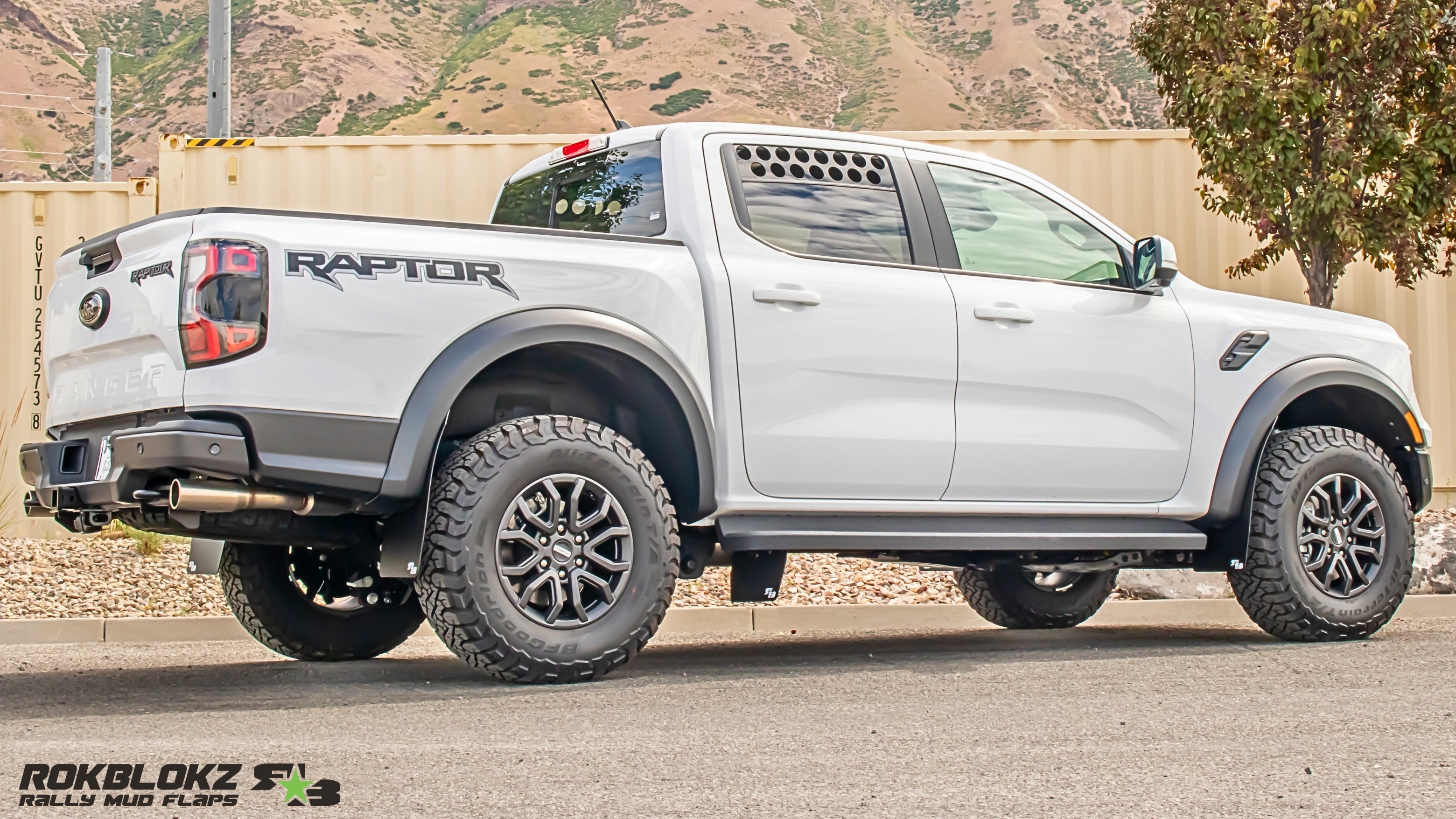 Ford Ranger RAPTOR 2024+ Mid-Ship Mud Flaps