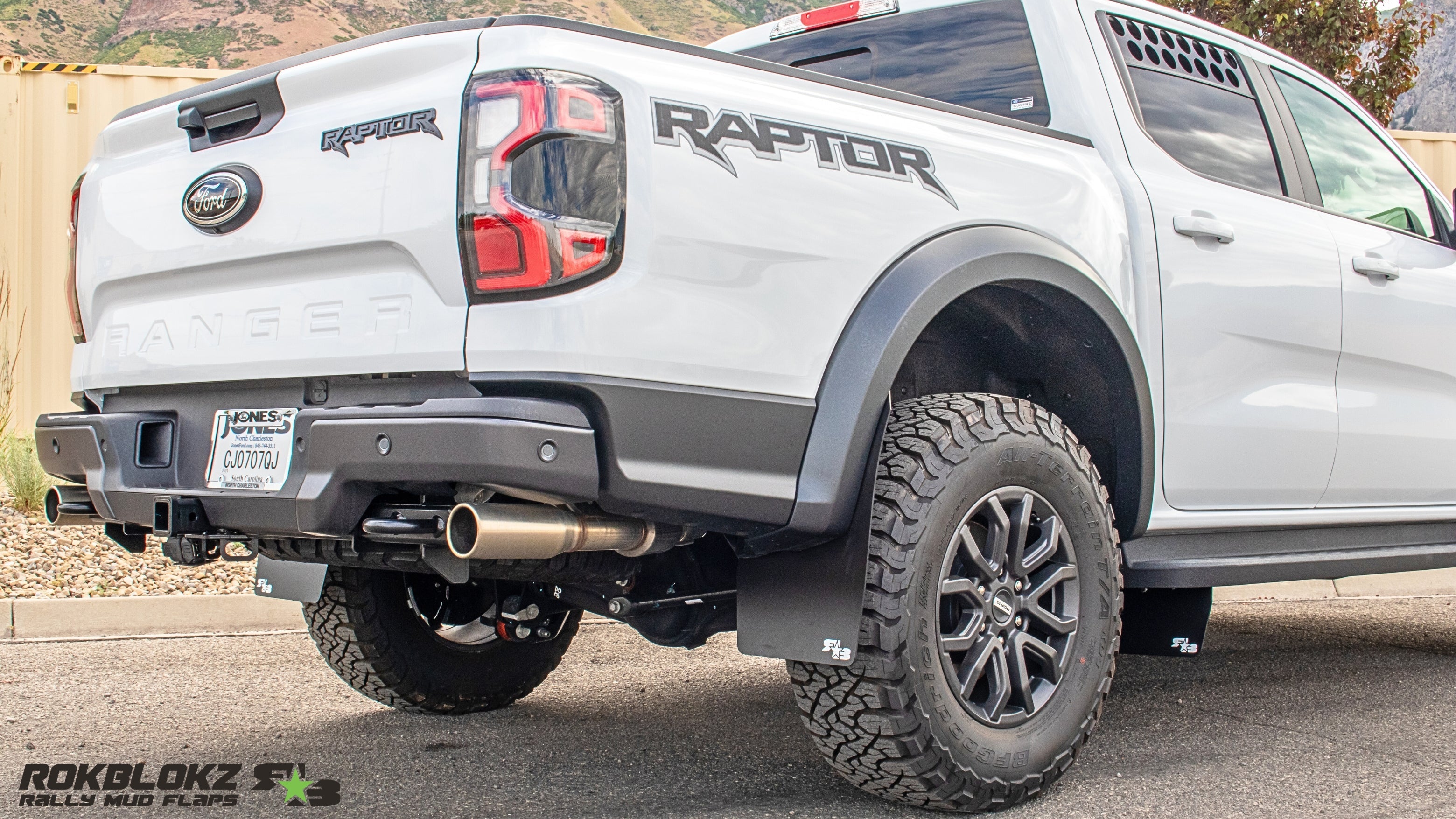 Ford Ranger RAPTOR 2024+ Mid-Ship Mud Flaps