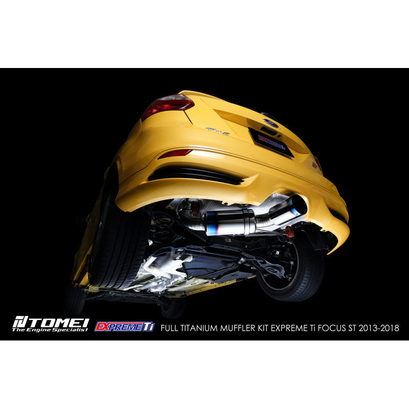 Tomei Full Titanium Muffler EXPREME Ti FOCUS ST 2013-2018 - Tomei EXPREME Ti titanium exhaust TB6090-FR02A