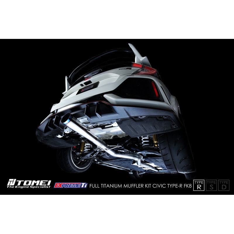 Tomei Full Titanium Muffler EXPREME Ti CIVIC Type-R FK8 Type-R (Single) - Tomei EXPREME Ti titanium exhaust TB6090-HN06A