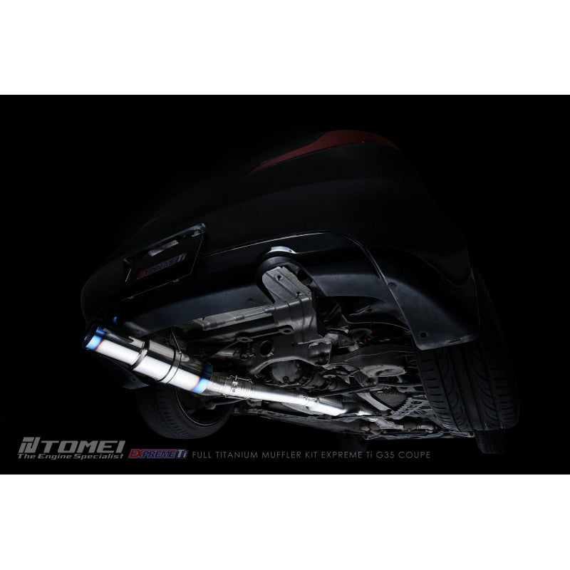 Tomei Full Titanium Muffler EXPREME Ti G35 COUPE - Tomei EXPREME Ti titanium exhaust TB6090-NS04G