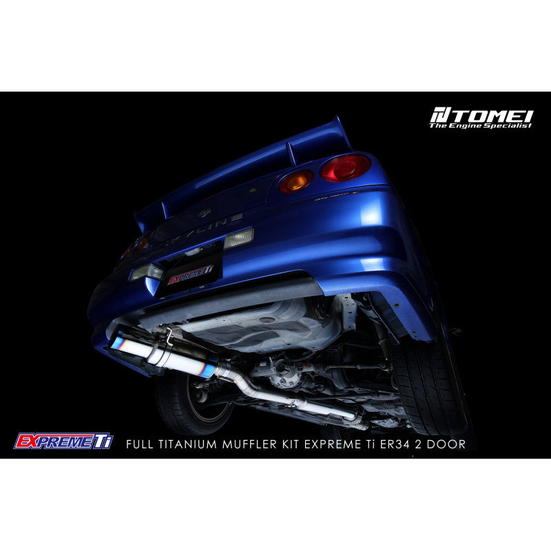 Tomei Full Titanium Muffler EXPREME Ti SKYLINE ER34 2 DOOR - Tomei EXPREME Ti titanium exhaust TB6090-NS06A