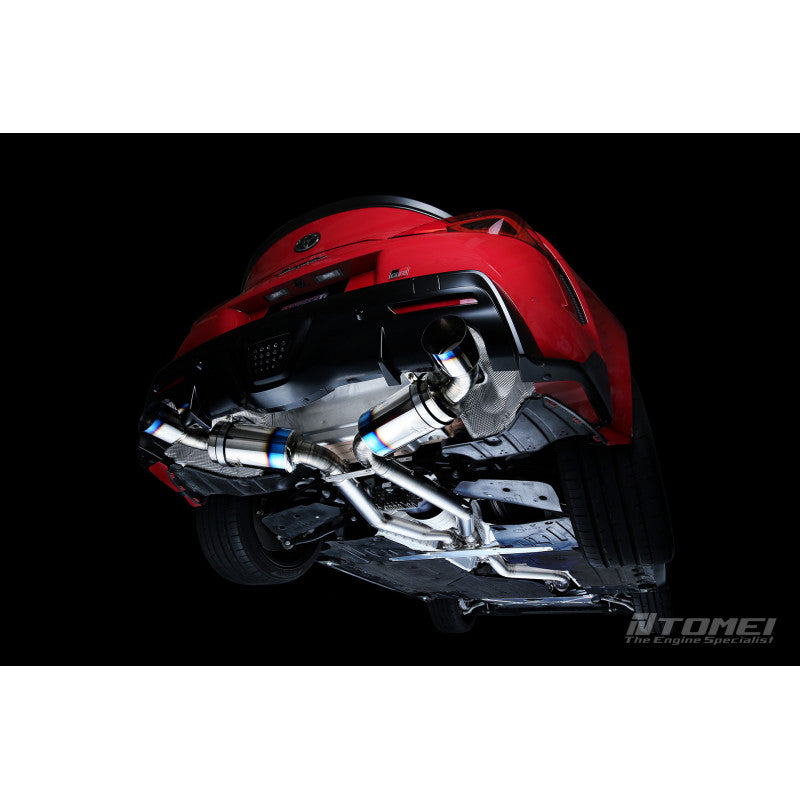 Tomei Full Titanium Muffler EXPREME Ti GR SUPRA Type-D (Dual) - Tomei EXPREME Ti titanium exhaust TB6090-TY06B