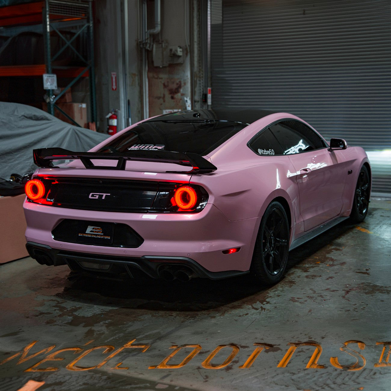 2015-2023 Ford Mustang Ferrari Style LED Red Lens Sequential Rear Taillights