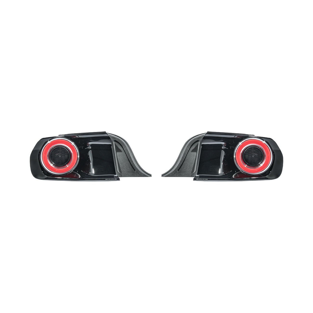 2015-2023 Ford Mustang Ferrari Style LED Red Lens Sequential Rear Taillights