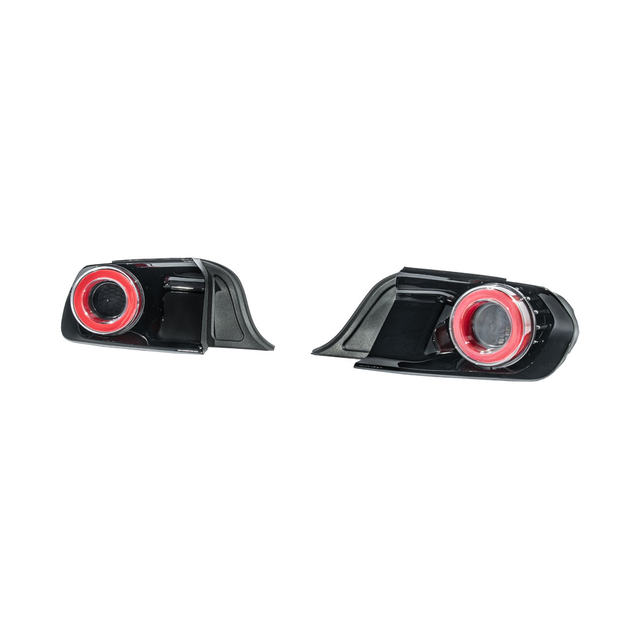 2015-2023 Ford Mustang Ferrari Style LED Red Lens Sequential Rear Taillights