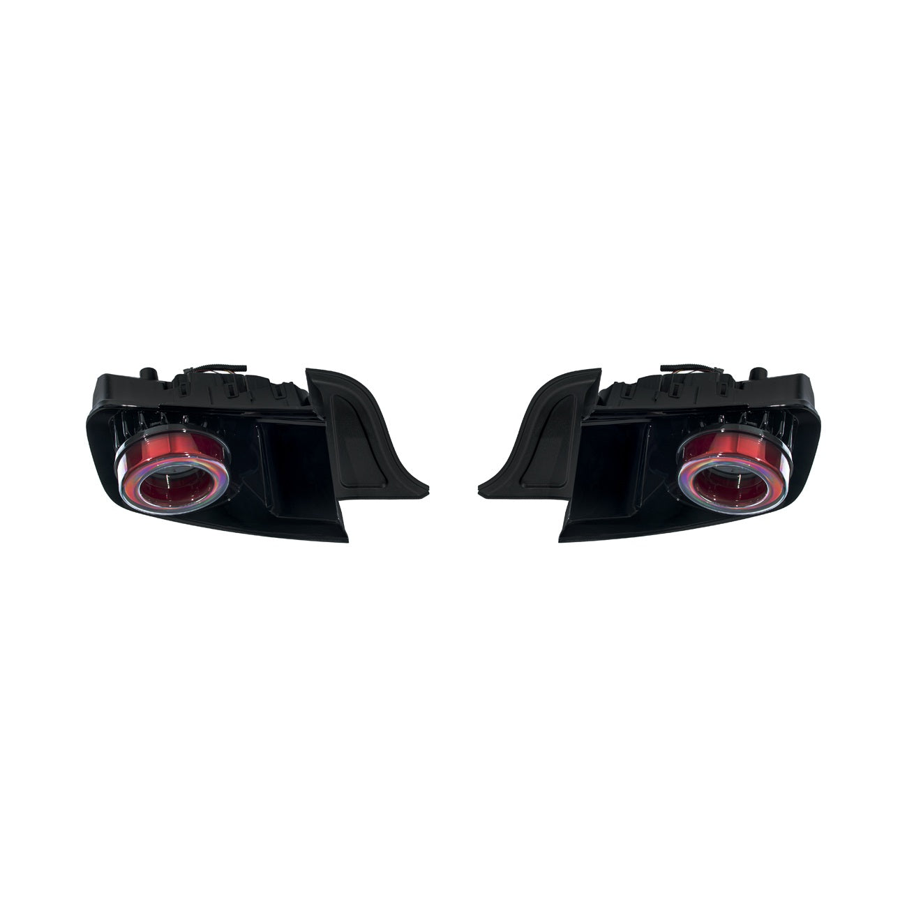 2015-2023 Ford Mustang Ferrari Style LED Red Lens Sequential Rear Taillights
