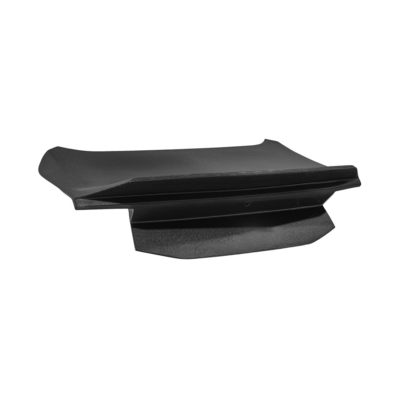 2024-Up Ford Mustang Carbon Fiber Replacement Rear Trunk with Integrated Ducktail Spoiler