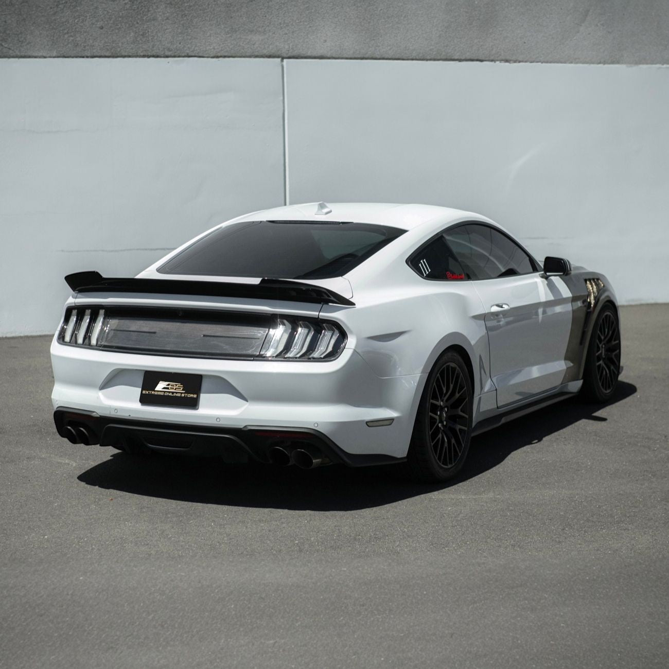 2018-2023 Ford Mustang Carbon Fiber Factory Style Rear Trunk Deck Lid Applique Panel Cover