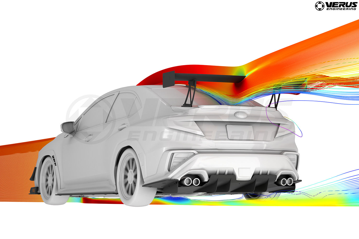 Bottom Mount UCW Rear Wing Kit - Subaru WRX (VB)