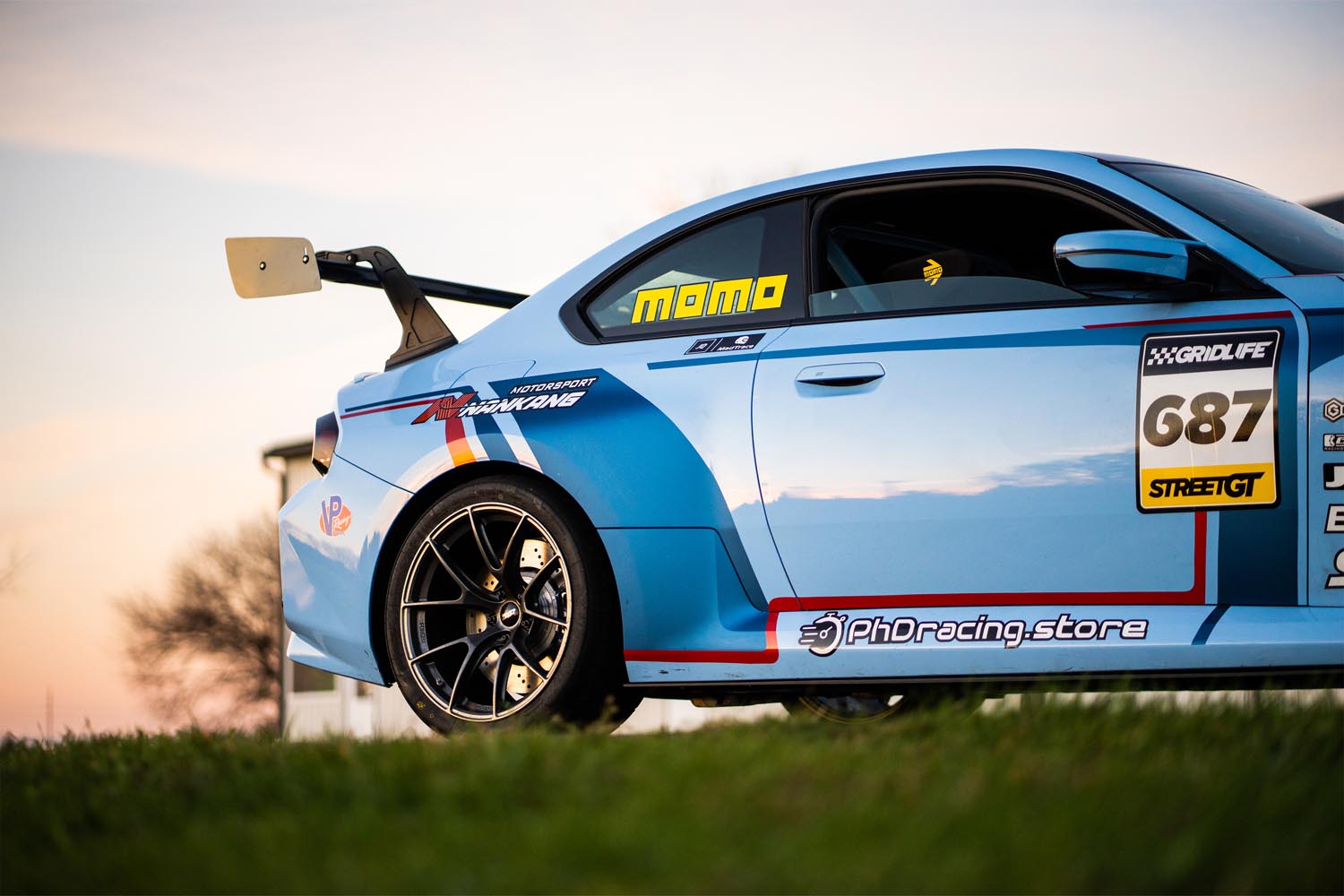 UCW Swan Neck Rear Wing Kit - G87 BMW M2 (BLEMISH)