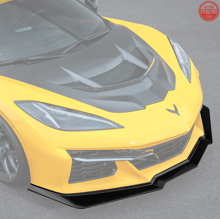 Corvette C8 Z06 / E-Ray DRY CARBON FIBER Front Splitter [Z07 Extended Package]